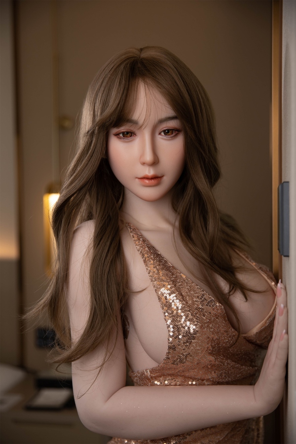 165cm C Cup Silicone Amber Eyes Small Breasts Petite Realistic Sex Doll Detail View 12