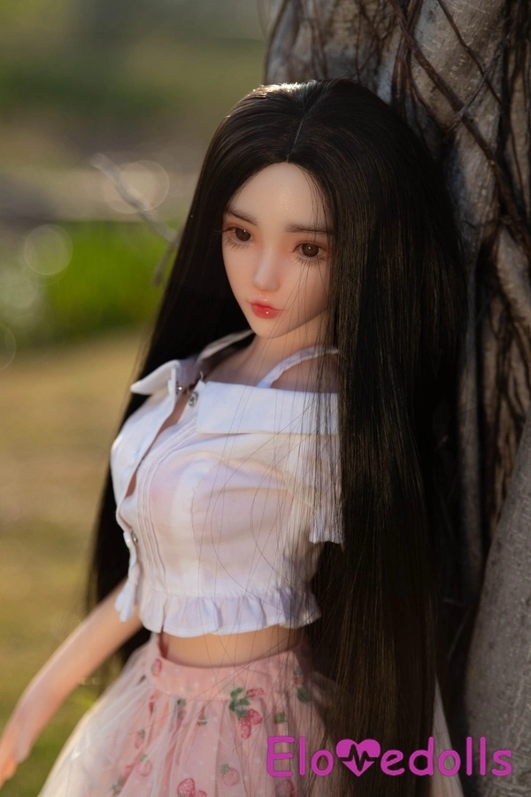 65cm C Cup Σιλικόνης Petite Breasts Thin Lips Mini Sex Doll Gallery 6