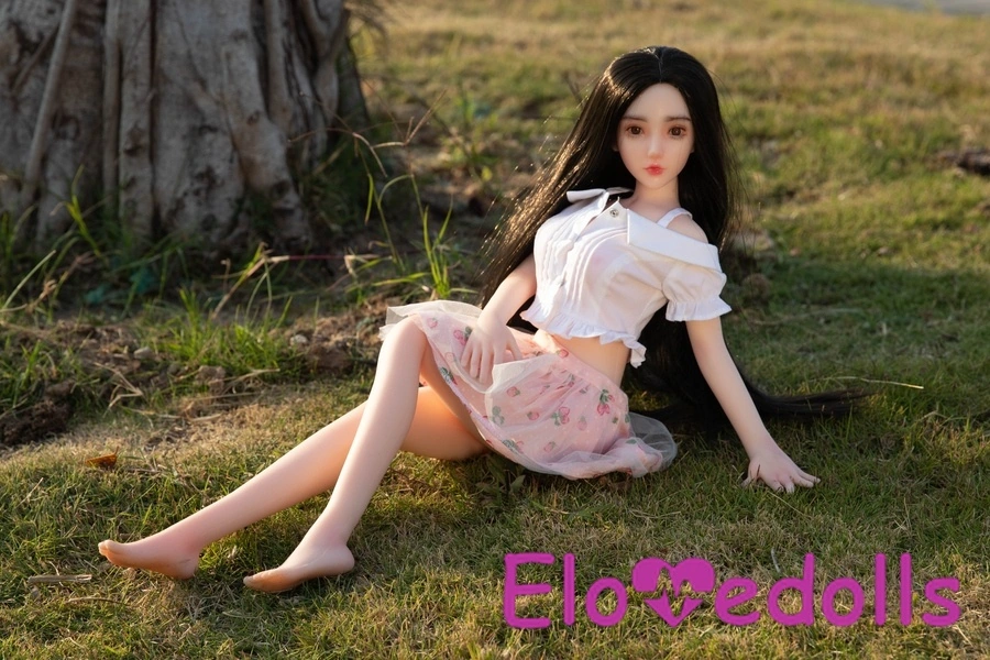 65cm C Cup Σιλικόνης με Κεχριμπάρι και Μικρά Στήθη, Μαύρες Μίνι Κούκλες Σεξ, Συλλογή 7