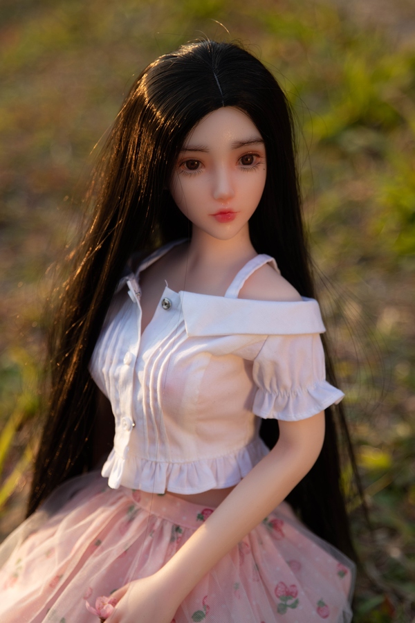 65cm C Cup Silicone Petite Breasts Amber Eyes Mini Sex Doll Detail View 2