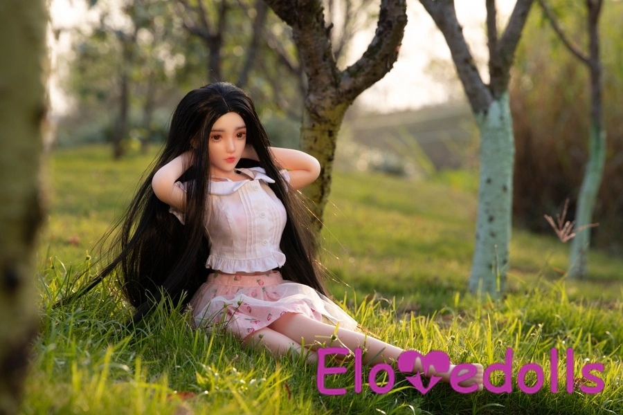 Μίνι κούκλα σεξ με κύπελλο σιλικόνης 65cm C και μικρά κεχριμπαρένια μάτια, λεπτά χείλη, λεπτομερή προβολή 16