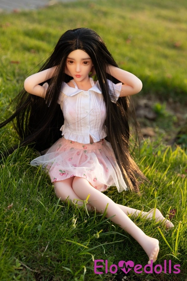 65cm C Cup Σιλικόνη Amber Eyes Petite Thin Lips Μίνι Σεξ Κούκλα Λεπτομέρειες Προβολή 18