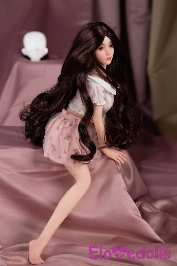 65 سینٹی میٹر سی کپ سلیکون پیٹائٹ امبر آئیز بلیک منی سیکس ڈول گیلری 7