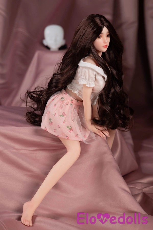 65 سینٹی میٹر سی کپ سلیکون پیٹیٹ چھوٹی چھاتی پتلی ہونٹ منی سیکس ڈول گیلری 8