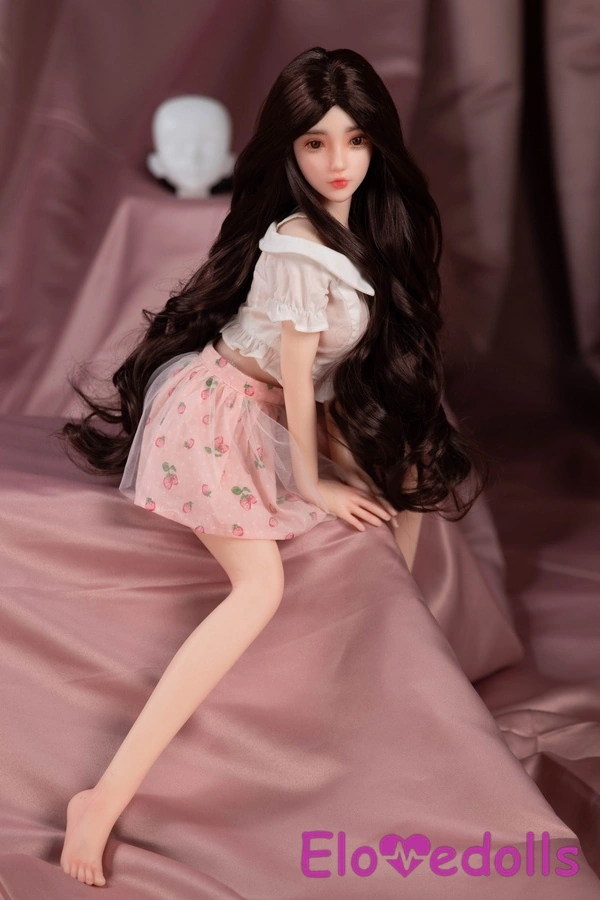 65 سینٹی میٹر سی کپ سلیکون بلیک پیٹائٹ امبر آئیز منی سیکس ڈول گیلری 9