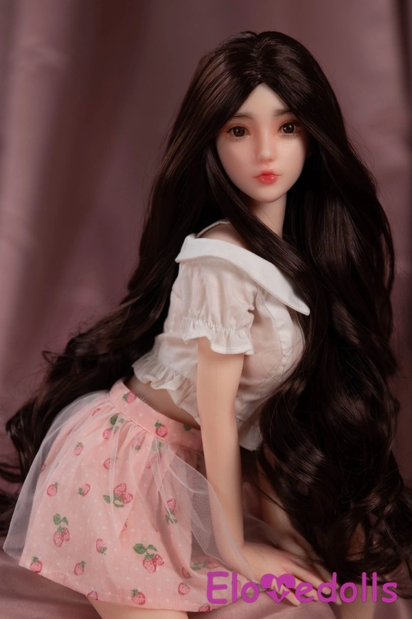 65 سینٹی میٹر سی کپ سلیکون چھوٹی بریسٹس بلیک ایمبر آئیز منی سیکس ڈول تفصیل دیکھیں 3