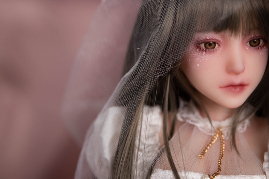 65cm C Cup Silicone Medium Breasts Gray Eyes Thin Lips Anime Sex Doll Gallery 2