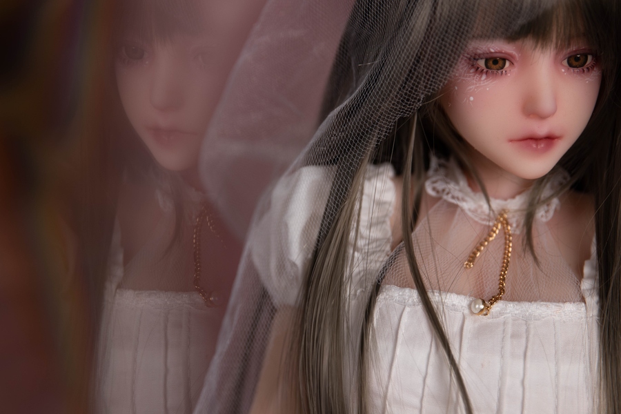 65cm C Cup Silicone Gray Eyes Thin Lips Anime Sex Doll Gallery 8