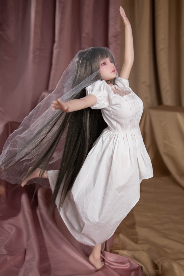 65cm C Cup Silicone Medium Breasts Gray Thin Lips Anime Sex Doll Detail View 3