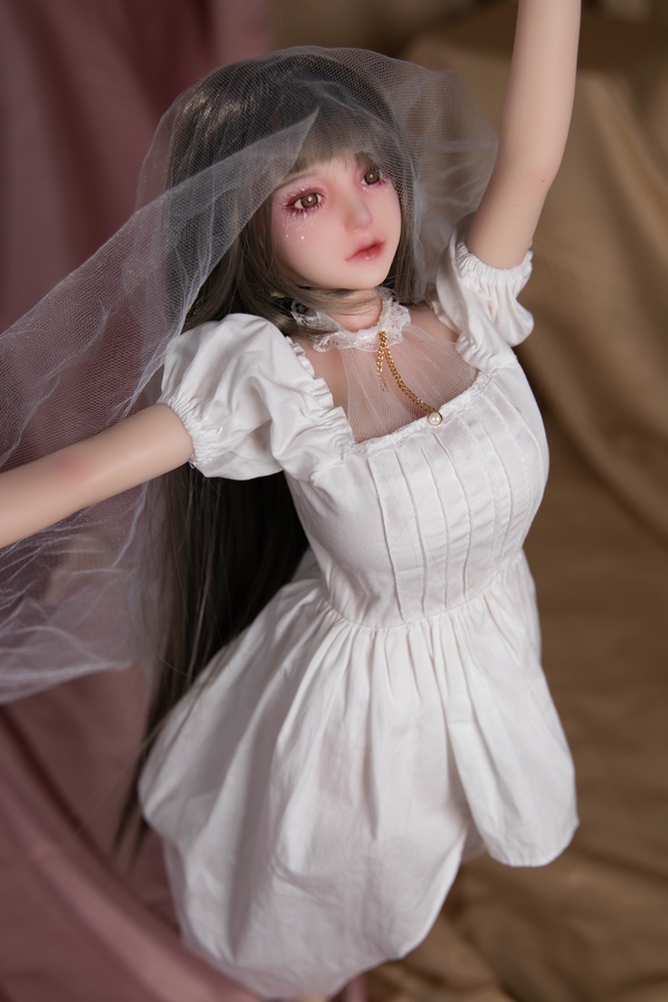65cm C Cup Silicone Thin Lips Gray Eyes Medium Breasts Anime Sex Doll Detail View 6