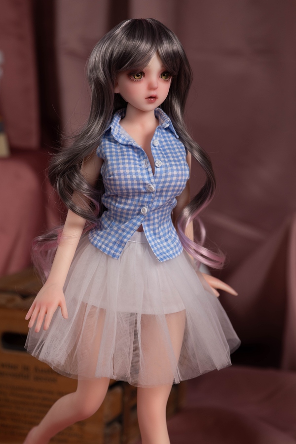 65cm C Cup Silicone Gray Small Breasts Thin Lips Asian Sex Doll Gallery 7