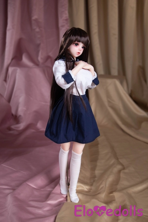 65cm C Cup Σιλικόνης Γκρι Μάτια Petite Brunette Μίνι Κούκλα Σεξ Gallery 7