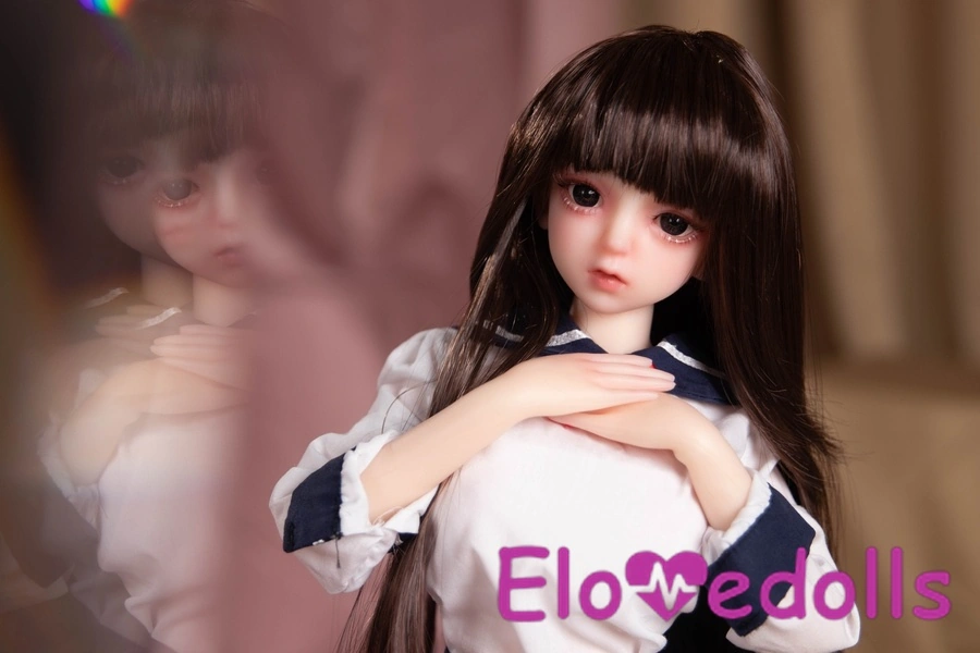 65cm C Cup Σιλικόνης Γκρι Μάτια Μικρό Στήθος Μελαχρινή Μίνι Κούκλα Σεξ Συλλογή 9