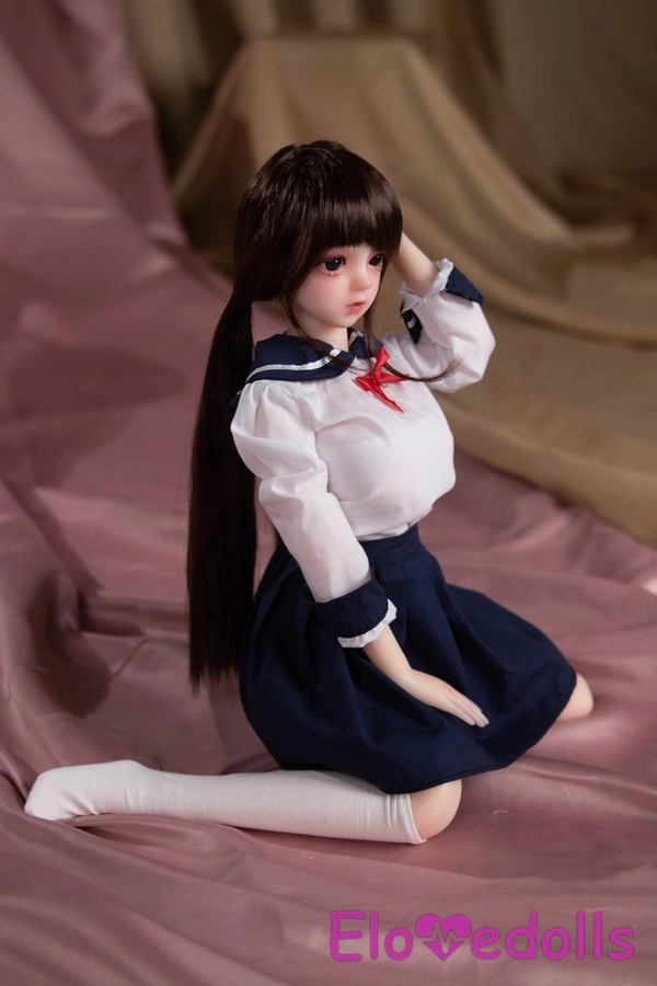 65cm C Cup Σιλικόνης Μικρό Στήθος Γκρι Μάτια Μελαχρινή Μίνι Κούκλα Σεξ Λεπτομέρειες Προβολή 8