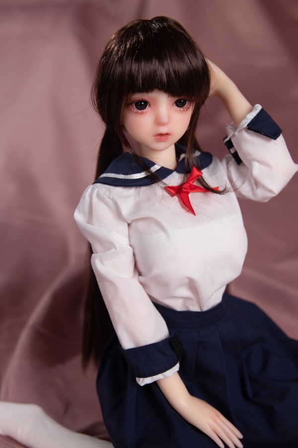 65cm C Cup Silicone Thin Lips Brunette Small Breasts Mini Sex Doll Detail View 10