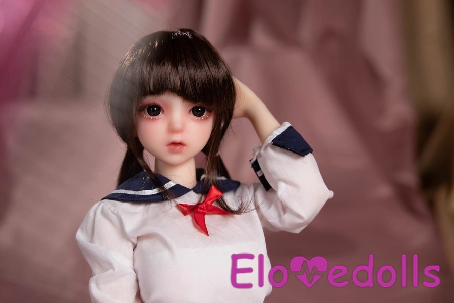 Μίνι κούκλα σεξ με σιλικόνη C Cup 65cm, μελαχρινή, μικροκαμωμένη, μικρό στήθος, λεπτομέρειες, προβολή 12