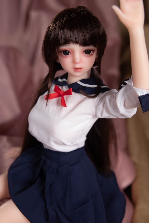 65cm C Cup Silicone Gray Eyes Petite Thin Lips Mini Sex Doll Detail View 26