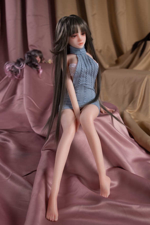 65cm C Cup Silicone Medium Breasts Gray Eyes Mini Sex Doll Product
