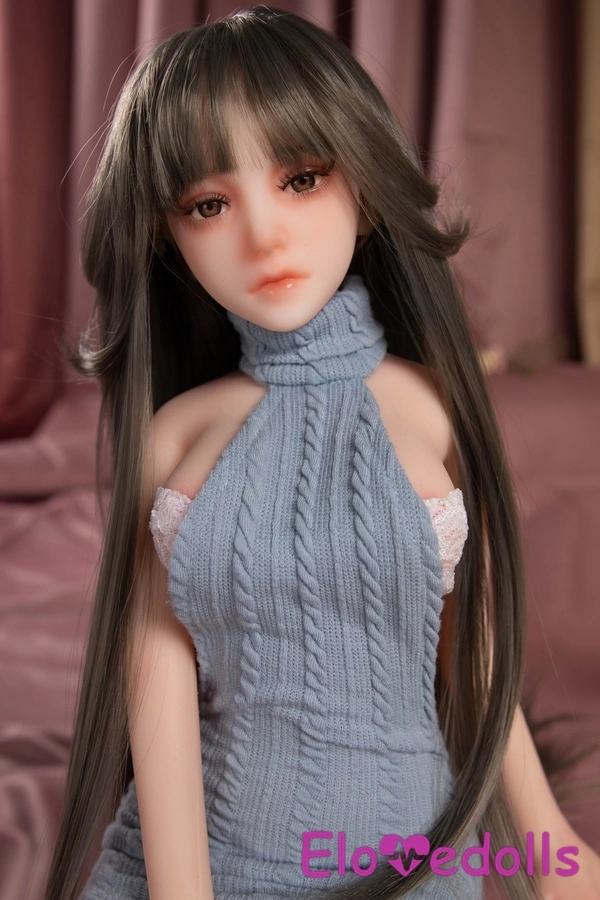 65cm C Cup Σιλικόνης Μεσαίου Στήθους Γκρίζα Μάτια Μίνι Κούκλες Σεξ Συλλογή 4