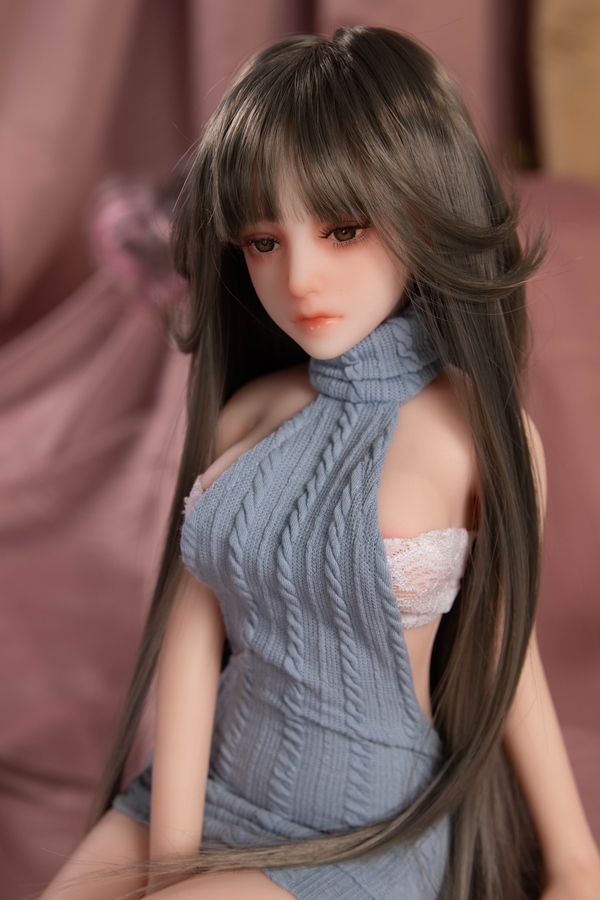 65cm C Cup Silicone Gray Eyes Thin Lips Mini Sex Doll Gallery 7