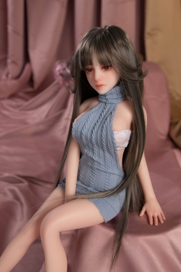 65cm C Cup Silicone Gray Thin Lips Medium Breasts Mini Sex Doll Gallery 8