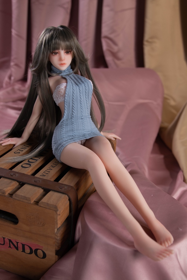 65cm C Cup Silicone Petite Gray Eyes Medium Breasts Mini Sex Doll Gallery 9