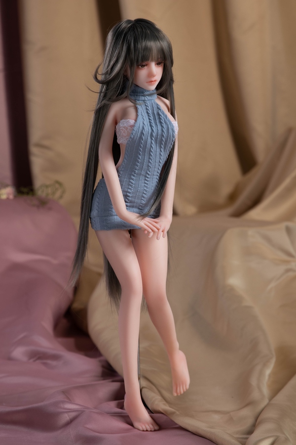 65cm C Cup Silicone Gray Eyes Medium Breasts Mini Sex Doll Detail View 8