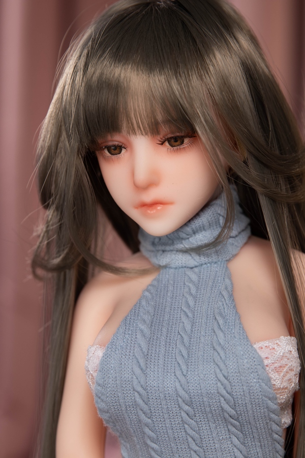 65cm C Cup Silicone Gray Eyes Medium Breasts Mini Sex Doll Detail View 14