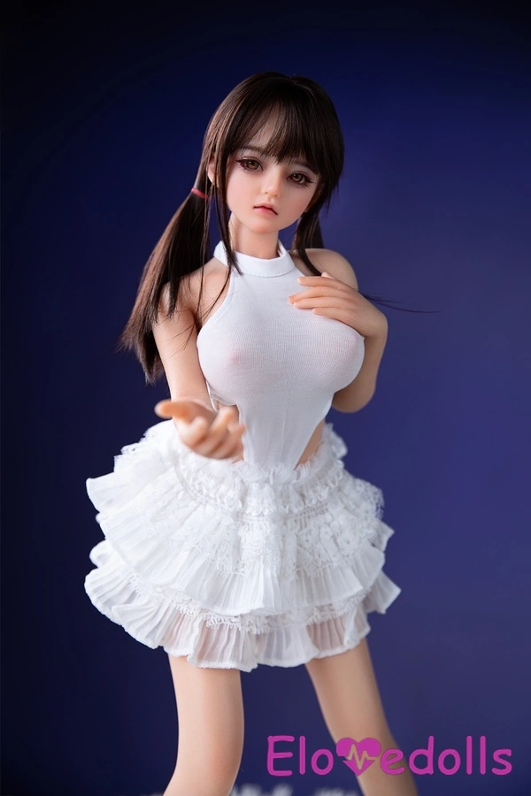 Búp bê tình dục mini 60cm, mắt xanh, ngực nhỏ, môi mỏng, chất liệu silicon, bộ sưu tập 3