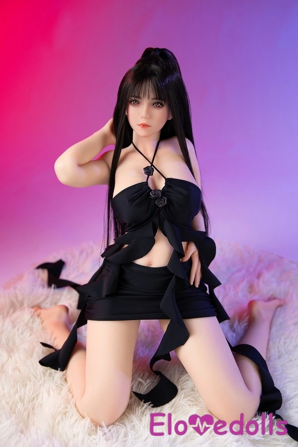 75cm C Cup Σιλικόνης Πλούσια Κεχριμπαρένια Μάτια Λεπτά Χείλη Μίνι Κούκλα Σεξ Λεπτομέρειες Προβολή 2