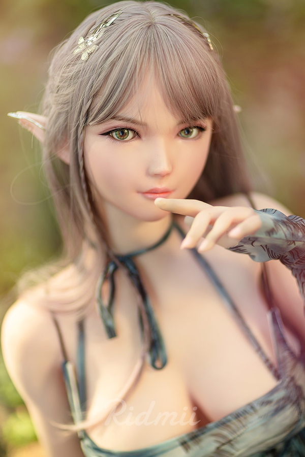 163cm G Cup TPE body&Silicone head Blue Eyes Thin Lips Small Breasts Lifelike Sex Doll Detail View 3