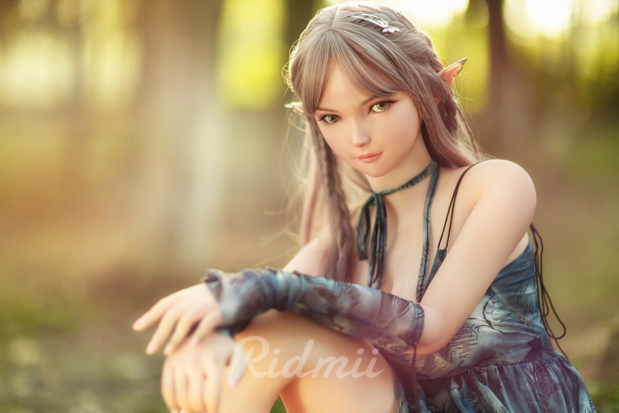 163cm G Cup TPE body&Silicone head Small Breasts Petite Blue Eyes Lifelike Sex Doll Detail View 9