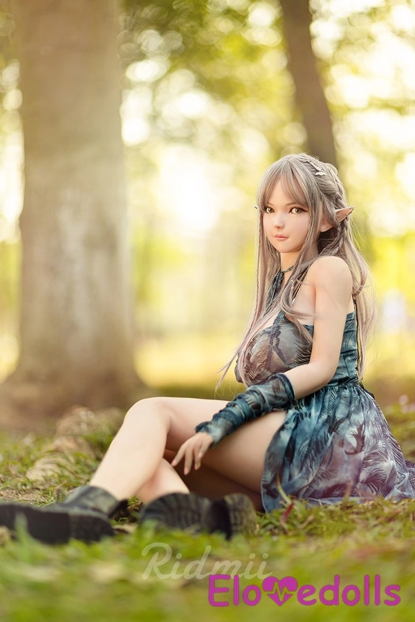 163cm G Cup TPE body&Silicone head Blue Eyes Small Breasts Thin Lips Lifelike Sex Doll Detail View 12