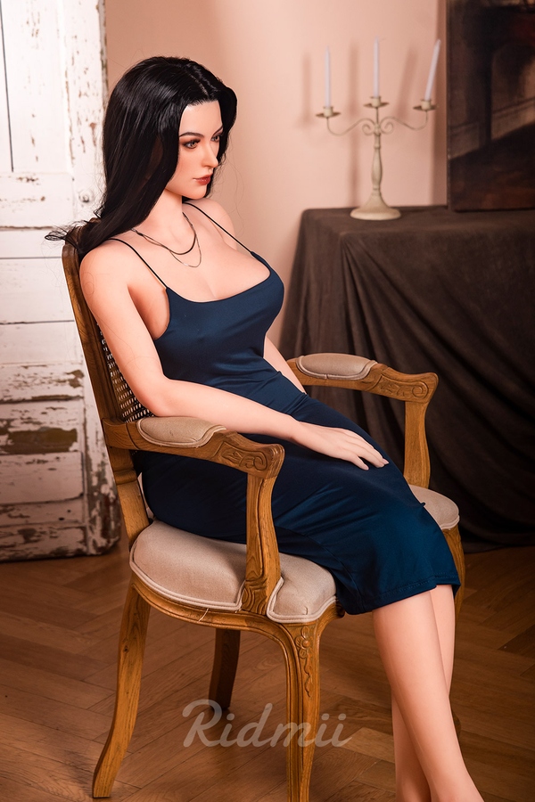 163cm G Cup TPE body&Silicone head Black Thin Lips Voluptuous American Sex Doll Gallery 3