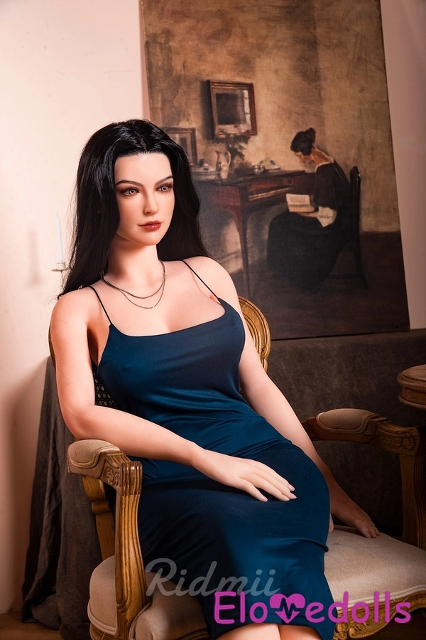 163 см, чашка G, тіло з ТПЕ та силіконова головка, пишні тонкі губи, чорношкіра американська секс-лялька, галерея 6