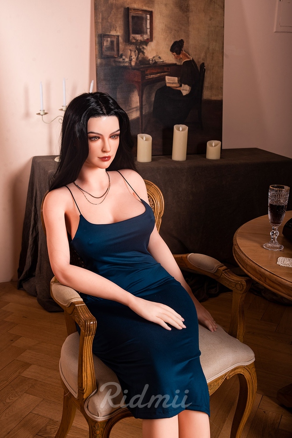 163cm G Cup TPE body&Silicone head Black Voluptuous Thin Lips American Sex Doll Gallery 8