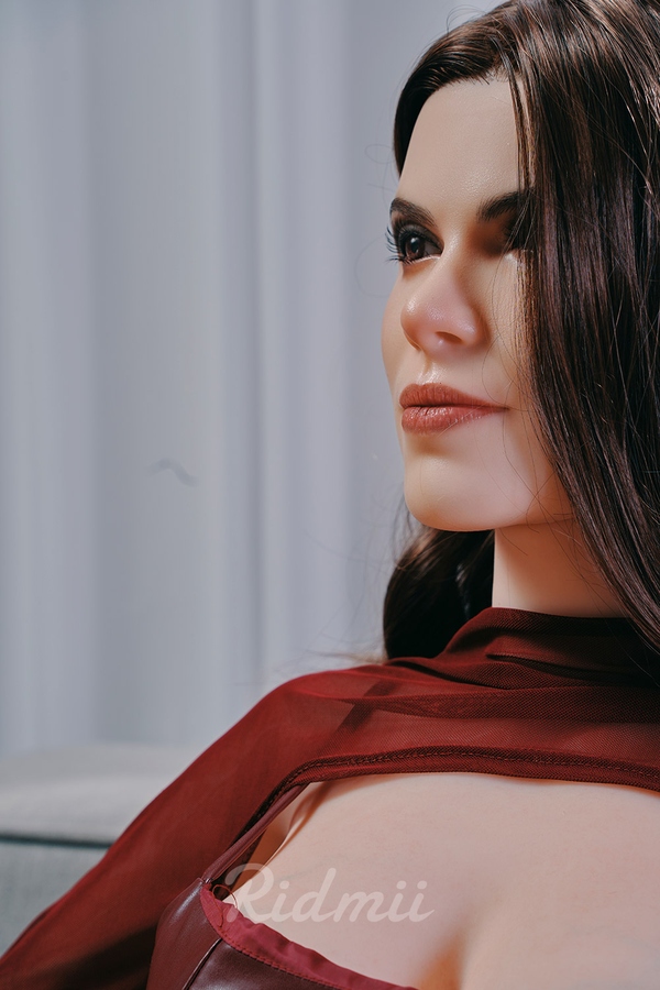 163cm G Cup TPE body&Silicone head Brunette Glossy Lips Voluptuous Realistic Sex Doll Gallery 5