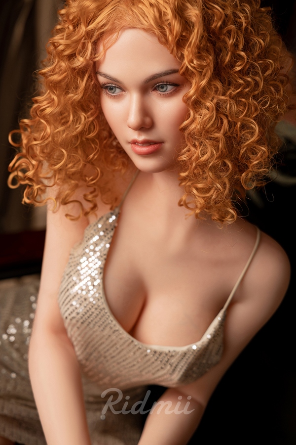 Blonde Glossy Lips Amber Eyes Realistic Sex Doll Detail View 20