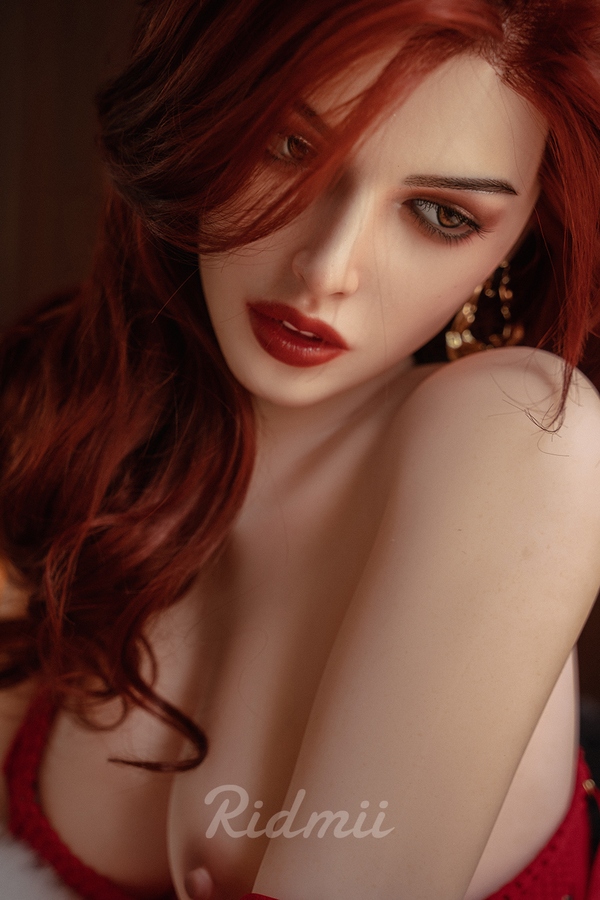Red Petite Breasts Voluptuous Sex Doll Detail View 1