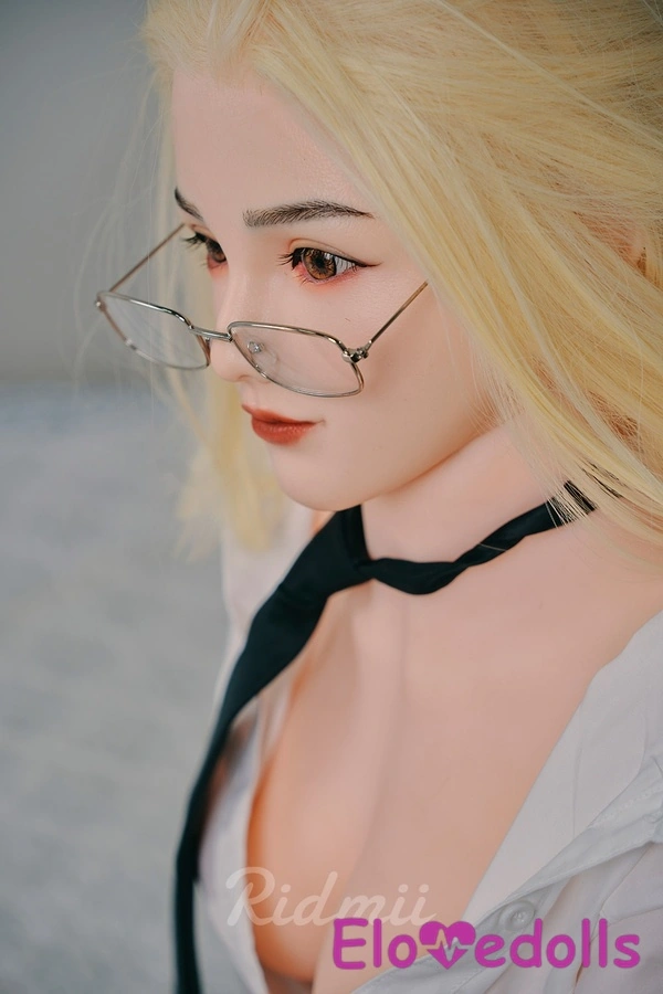 Búp bê tình dục chân thực Petite Gray Eyes Blonde