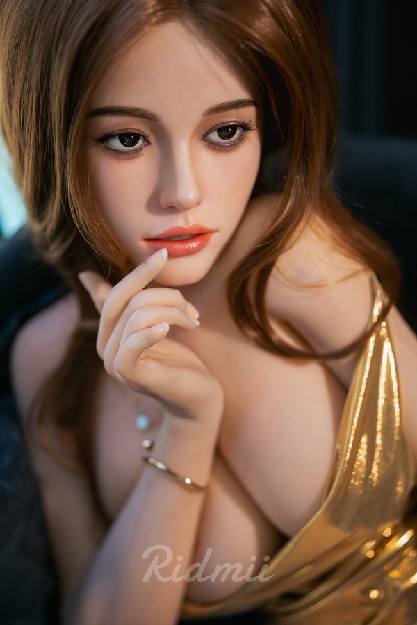 164cm G Cup Silicone Head & TPE Body Thin Lips Petite Breasts Red Sex Doll Gallery 9