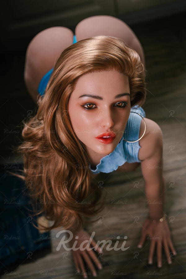164cm G Cup Silicone Head & TPE Body Blonde Petite Breasts Slim BBW Sex Doll Detail View 11