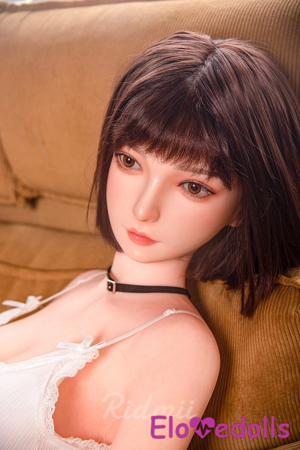 163cm G Cup Silicone Head & TPE Body Petite Breasts Black Asian Sex Doll Detail View 1