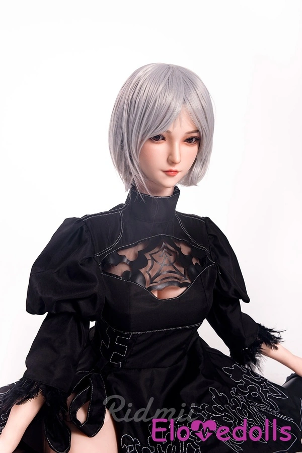 دمية جنسية واقعية برأس سيليكون مقاس 163 سم وجسم من مادة TPE وشفاه لامعة صغيرة وثديين متوسطين، عرض التفاصيل 18