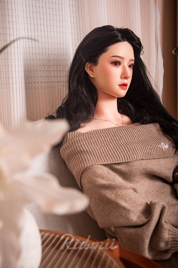 163cm G Cup Silicone Head & TPE Body Black Voluptuous Thin Lips Best Sex Dolls Gallery 5