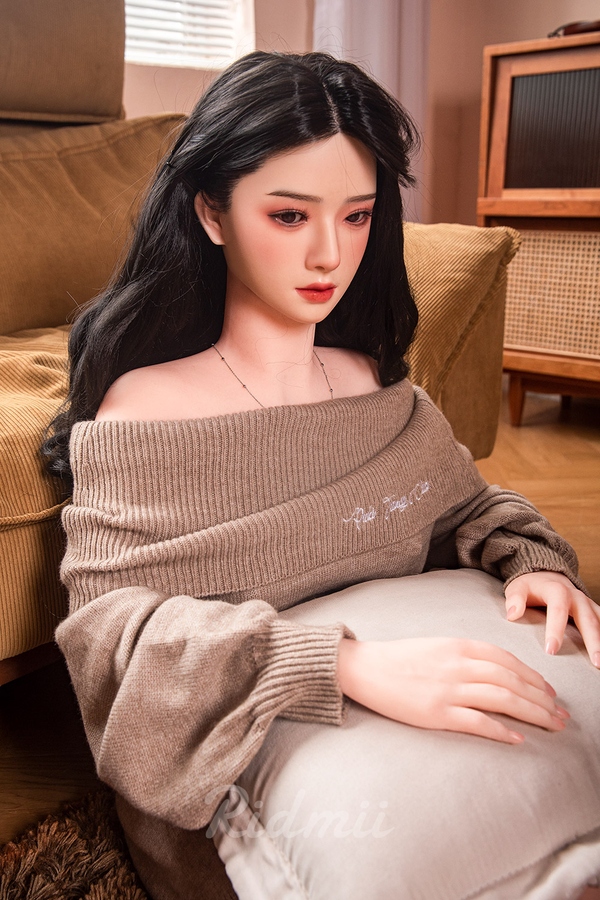 163cm G Cup Silicone Head & TPE Body Voluptuous Black Thin Lips Best Sex Dolls Detail View 3