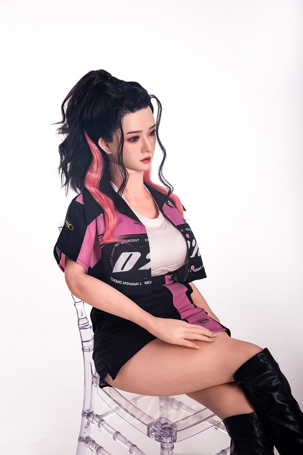 163cm G Cup Silicone Head & TPE Body Medium Breasts Athletic Pink Realistic Sex Doll Gallery 2