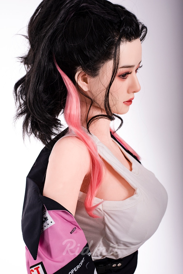 163cm G Cup Silicone Head & TPE Body Pink Medium Breasts Athletic Realistic Sex Doll Detail View 8