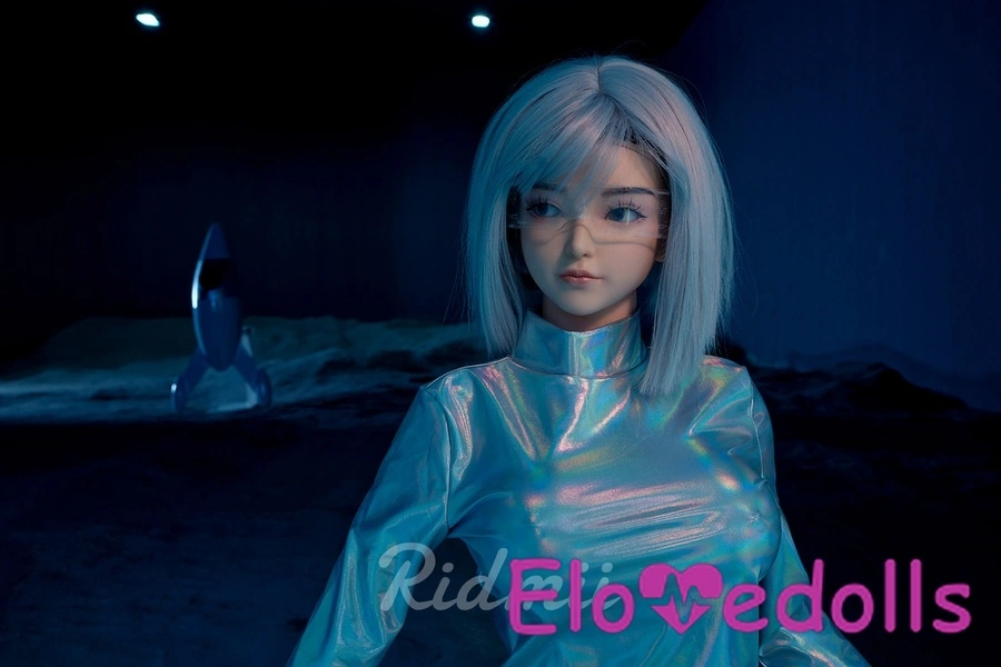 163 cm G-kupa silikonhuvud och TPE-kropp blå ögon vita medelstora bröst robotsexdockor detaljvy 1