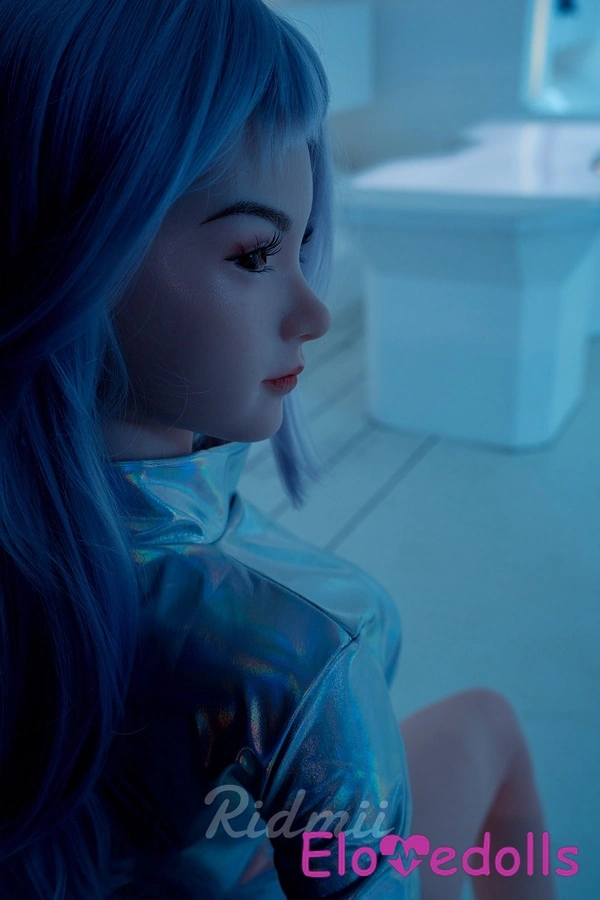 Bambole sessuali robotiche da 163 cm, con testa in silicone e corpo in TPE, seno medio, labbra carnose e sottili.